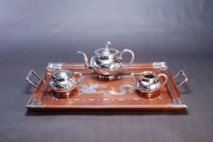 812. Chinese Export Silver Tea Service